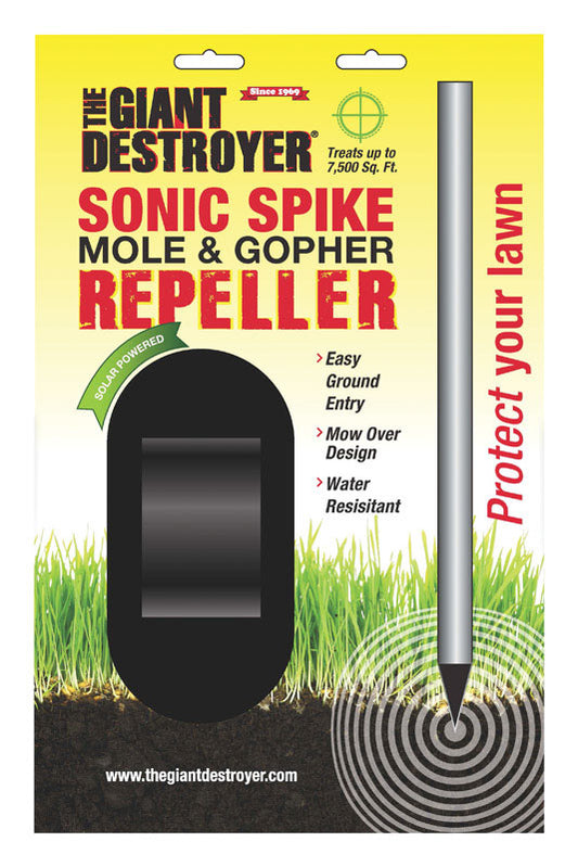 The Giant Destproyer Sonic Spike Sonic Pest Repeller Spike For Gophers and Moles (Pack of 6).