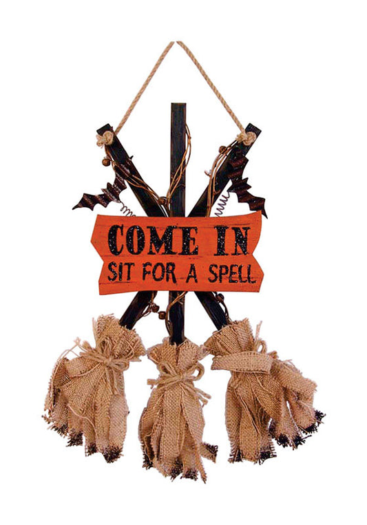 Witch Broom Hanging (Pack of 2)