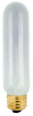 Frosted Tubular Light Bulb, 25-Watts, 5-3/16-In. (Pack of 6)