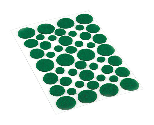 Shepherd Hardware Felt Self Adhesive Surface Pad Green Round 46 pk