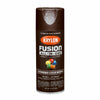 Krylon Fusion All-In-One Hammered Cocoa Brown Paint + Primer Spray Paint 12 oz (Pack of 6).