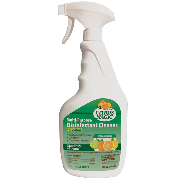 Desinfectante líquido con aroma a cítricos Citrus Magic, 32 oz (paquete de 6)