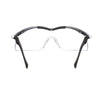 3M  Impact-Resistant Safety Glasses  Clear Lens Black Frame 1 pc.