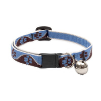 Lupine Pet Original Designs Multicolor Muddy Paws Nylon Cat Collar