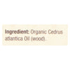 Nature's Answer - Organic Essential Oil - Cedarwood - 0.5 oz.