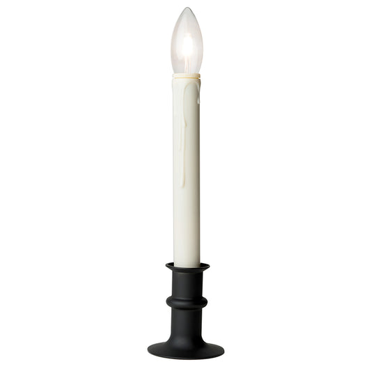 Celestial Lights Ivory no scent Scent Battery Operated Taper Flameless Flickering Candle