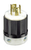 Leviton Industrial Nylon Grounding Locking Plug L14-20P 18-10 AWG 3 Pole 4 Wire