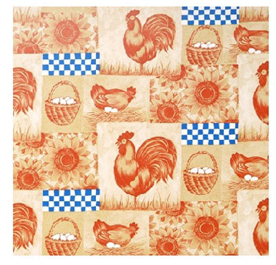 Shelf Liner, Adhesive, On The Farm Pattern, 18-In. x 9-Ft.
