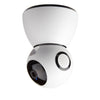 Globe Black/White Plastic Plug-in Indoor Wi-Fi Security Camera 6.89 H x 5.12 W x 3.54 D in.