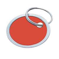 Lucky Line 1-1/4 in. D Metal/Paper Assorted Split Key Tag