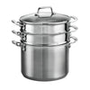 4 Pc - 8 Qt Stainless Steel Multi-Cooker