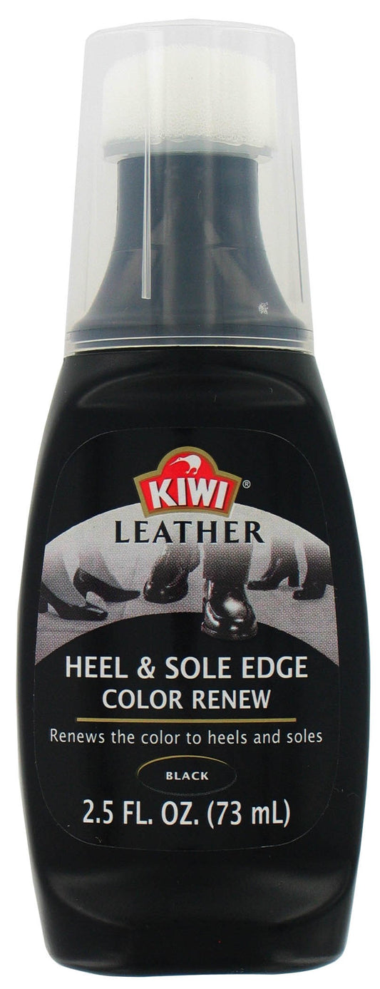 Kiwi 11906 2.5 Oz Black Leather Heel & Sole Edge Color Renew