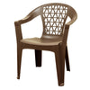 Adams Penza 1 person Earth Brown Polypropylene Stackable Chair