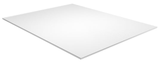 Plaskolite 1tw3036c 30 X 36 White Corrugated Sheet (Pack of 15)
