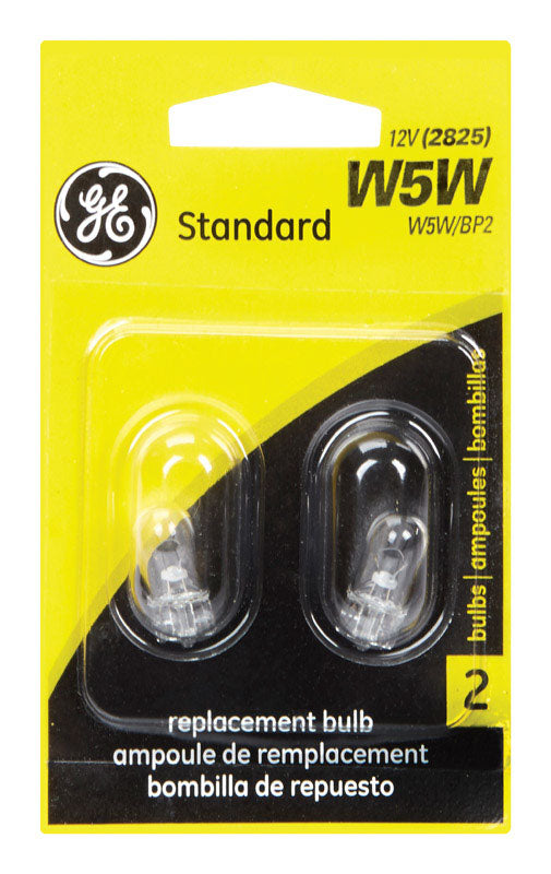 GE Automotive Bulb W5W/BP2 Clear 2 pk (Pack of 6)