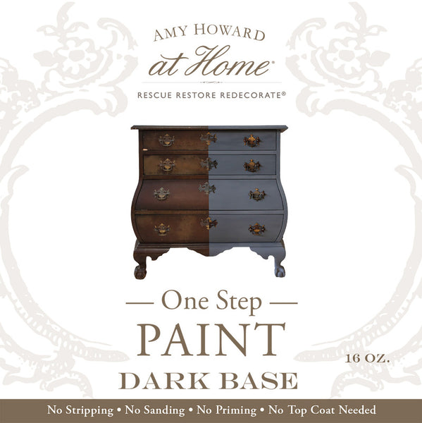 Pintura para interiores de base oscura Home Rescue Restore Redecorate de Amy Howard, 0 % de 16 oz (paquete de 2)