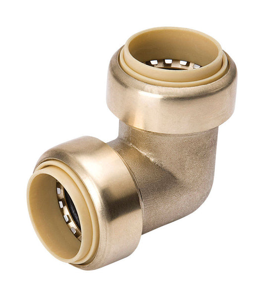 BK Products ProLine 3/4 in. Push X 3/4 in. D Push Brass 90 Degree Elbow