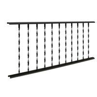 The Village Ironsmith 72 in. H x 28.5 in. W x 1.3 in. L Steel Ornamental Railing (Pack of 4)