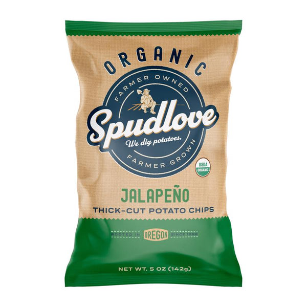 SpudLove Jalapeno Potato Chips 5 Bagged (Pack of 9)