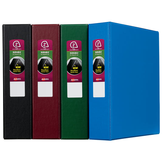 Avery 8-1/2 in. W X 11 in. L 3-Ring View Binder