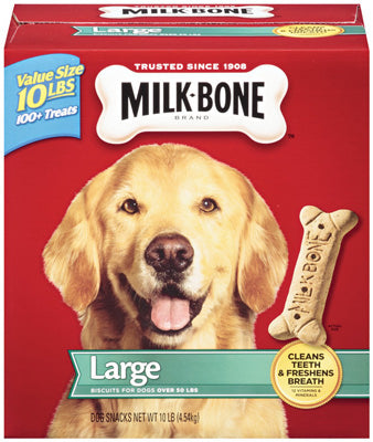 Milk Bone 79100-92502 10 Lb Large Original Milk Bone Dog Biscuits