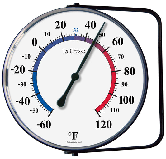 Lacrosse Technology 104-105 5" Dial Thermometer With Mounting Bracket