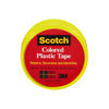 Scotch Yellow 125 in. L x 3/4 in. W Plastic Tape (Pack of 6)