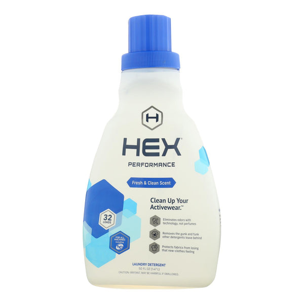 Hex Performance - Laundry Det Fresh/clean - Case of 4 - 50 FZ (Pack of 4)