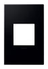 Legrand Adorne Graphite 1 gang Polycarbonate Toggle Screwless Wall Plate 1 each