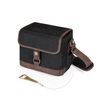 Picnic Time 6-12oz Bottles oz Black Cotton Bottle Carrier w/Opener