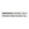Nutiva - Coconut Oil Virgin - Case of 4 - 12 OZ