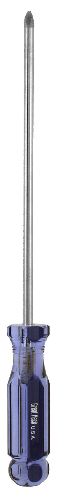Great Neck A84Pc 1/4 X 10 #2 Merchanics #2 X 8 Phillips Screwdriver