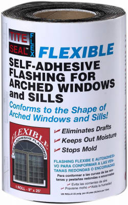 Tite Seal 9 in. W X 25 ft. L Rubber Flexible Window Flashing Clear