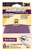 3M Sandblaster 5-1/4 in.   L X 3-3/4 in.   W 80 Grit Aluminum Oxide Mouse Sandpaper 4 pk