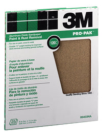3M 99403NA-CC 120C Grit Pro-Pak™ Paint & Rust Removal Sandpaper Sheets (Pack of 25)