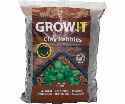 PLANT!T Horticultural Clay Pebbles, 10-Liter Bag