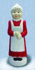 Union Products Red/White Mrs. Claus Blow Mold Christmas Decoration 40 H in.