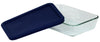Pyrex 6017471 Storage Plus® Rectangular Dish WIth Plastic Cover (Pack of 6)