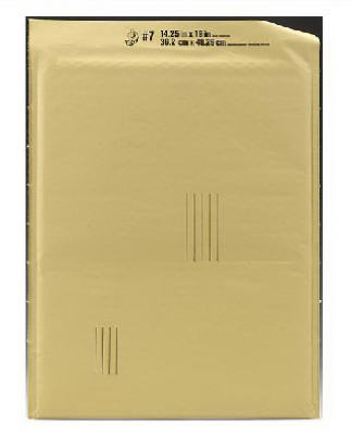 Bubble-Padded Envelopes, 14.25 x 19-In. (Pack of 25)