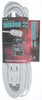 Coleman Cable 94158901 20' 16/2 White Indoor Cube Tap Extension Cord