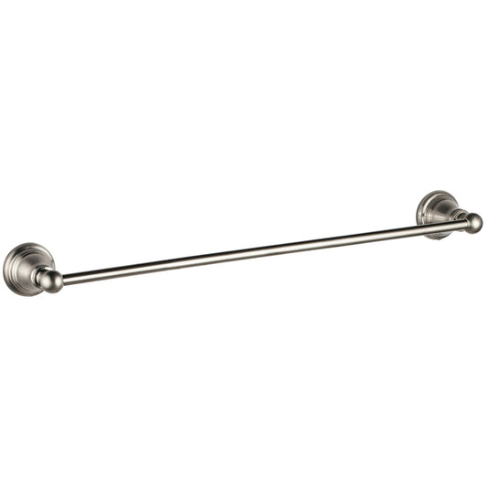 Ultra Faucets Traditional Colleciton Brushed Nickel Towel Bar 18 in. L Metal