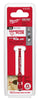 Milwaukee  Diamond Plus  3/16 in. Dia. x 3 in. L Diamond Grit  One Piece Hole Saw  1/4 in. 1 pc.
