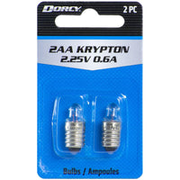 Dorcy 2AA Krypton Flashlight Bulb 6 volt Screw Base (Pack of 12)
