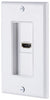 GE White Plastic Wall Plate 1 pk