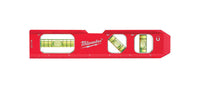 Milwaukee  7 in. Aluminum  Magnetic Compact  Torpedo  Level  3 vial