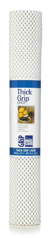 Magic Cover 04f-187914-06 4' X 18 White Magic Cover Thick Grip Non-Adhesive Liner