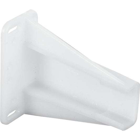 Prime Line Plastic/Nylon White Drawer Slide Track Bracket 1-3/16 x 2-9/16 x 2-15/16 in.