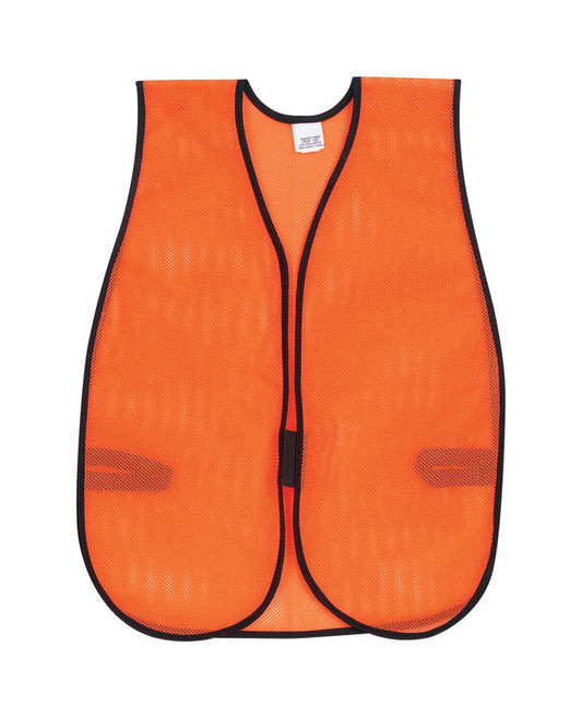 MCR Safety Safety Vest Orange One Size Fits All