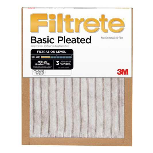 Filtrete 24 in. W X 30 in. H X 1 in. D Fiberglass 5 MERV Pleated Air Filter 1 pk (Pack of 6)