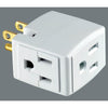 Leviton Grounded 3 outlets Outlet Adapter 1 pk